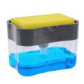 2 in 1 Soap Dispenser Soap Pump Dispenser Box Sponge. 