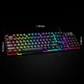 Firewings T20 Gaming Keyboards Computer Keyboard Backlight 104 Buttons USB Ergonomic Wired PC Laptop Games. 