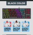 ARMAGGEDDON MKA-2C NEO PSYCHRAVEN GAMING KEYBOARD BLACK (RED SWITCH). 
