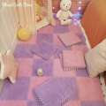 10/20Pcs Soft Plush Baby Play Interlocking Exercise Tiles Floor Rug EVA Foam Puzzle Mat Long Hair Carpet Pad 30*30 CM. 