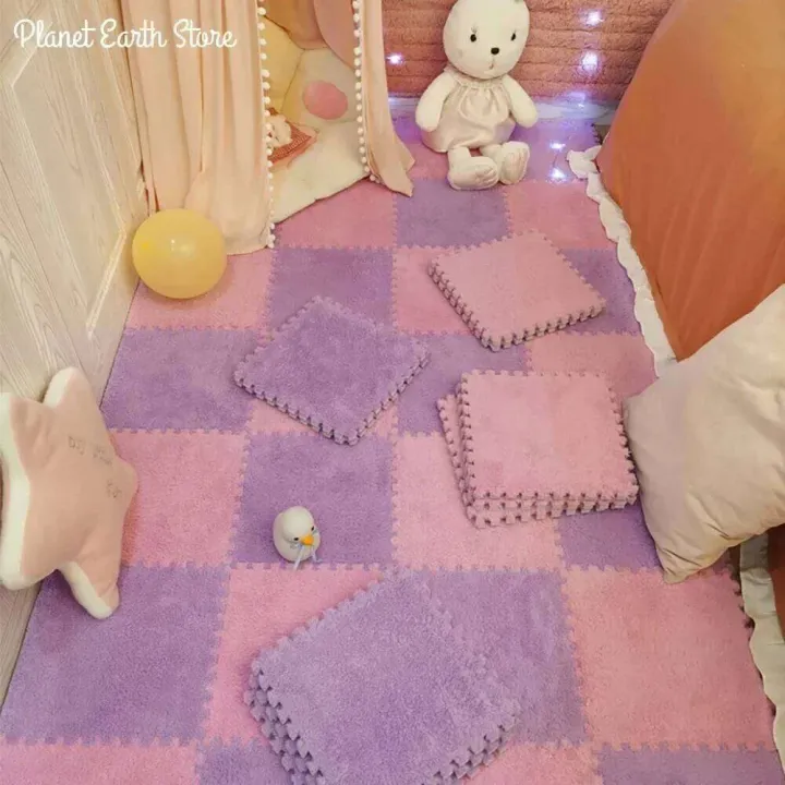 10/20Pcs%20Soft%20Plush%20Baby%20Play%20Interlocking%20Exercise%20Tiles%20Floor%20Rug%20EVA%20Foam%20Puzzle%20Mat%20Long%20Hair%20Carpet%20Pad%2030*30%20CM%20-%20Image%204