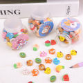 50PCS/Bottle Cute Rubber Eraser Creative Animal Fruit Pencil Erasers Mini Kawaii Writing Student Stationery Correction Supplies. 