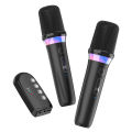 New DS-K2 Karaoke Companion Bluetooth Wireless Moving-Coil Microphone With RGB Light KTV DSP Mixer System For Wired Speaker Car. 
