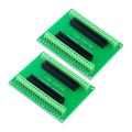 for arduino development board-2 x ESP32 Breakout Board-Green. 