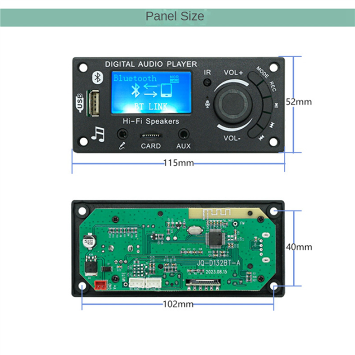 Wurrpopy-2X%20LCD%20Screen%20Display%20Mp3%20Decoder%20Board%20Bluetooth%20Module%20DIY%20Products%20Car%20Audio%20Accessories%20Audio%20Amplifier%20Board%20-%20Image%207