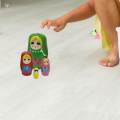 4Pcs Matryoshka Dolls Traditional Russian Nesting Dolls Handmade Toys for Birthday Holiday Kids. 