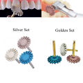 6Pcs/Set Dental Rubber Polisher Composite Resin Polishing Discs Diamond System Burs RA Dentistry Polish Wheel Spiral Flex Tools. 