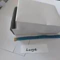50pc White Paper Take Away Lunch Box 2pc type Meal Box Takeaway Box eco friendly food packaging cardboard lunch box. 