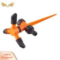 SuperRide 360-degree Garden Sprinkler 360 Degree Rotating Garden Sprinkler for Large Area Plant Irrigation Spike Included High Coverage Lawn Sprinkler Three-arm Garden Sprinkler. 