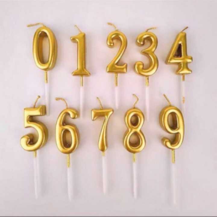 Metallic%20Gold%20Number%20Candle%20-%20Image%202
