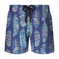 Colorful Feathers 3D Printing Graphic Board Shorts Pants Men Casual Hawaii Beach Shorts Quick Dry Swimsuit Cool Surf Swim Trunks. 