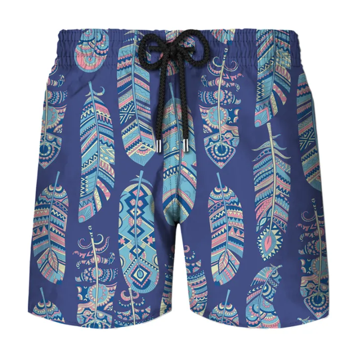 Colorful%20Feathers%203D%20Printing%20Graphic%20Board%20Shorts%20Pants%20Men%20Casual%20Hawaii%20Beach%20Shorts%20Quick%20Dry%20Swimsuit%20Cool%20Surf%20Swim%20Trunks%20-%20Image%205