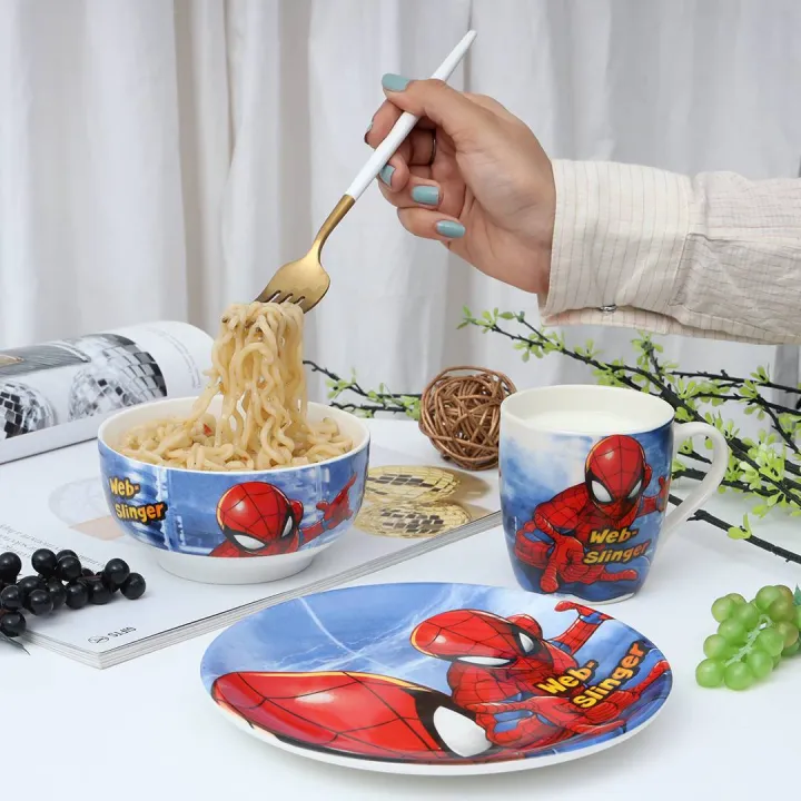 Spider-Man%20Cartoon%20Character%20Dinner%20Plates%20for%20Kids-%20Ceramic%20Dinner%C2%A0Set%C2%A0of%C2%A03%20-%20Image%202