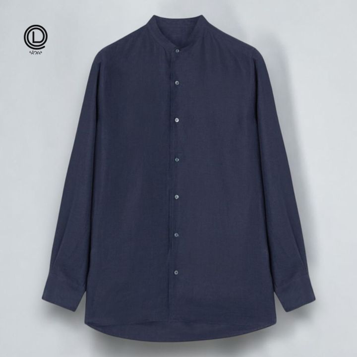 Oversized%20Button%20Down%20Mandarin%20Collar%20Long%20Sleeve%20Shirt%20%E2%80%93%20(%20XS%20to%204XL%20)%20-%20Image%203