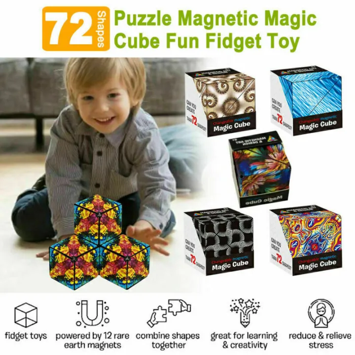 3D%20Shape%20Shifting%20Box%20Cube%20-%2072%20Shapes%20Anti%20Stress%20Hand%20Flip%20Changeable%20Magnetic%20Magic%20Cube%20Puzzle%20Toys%20Gift%20-%20Image%205