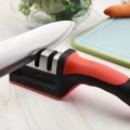【HOT】 Knife Sharpener Handheld Multi-Function 3 Stages Type Quick Sharpening Tool With Non-Slip Base Kitchen Knives Accessories Gadget. 