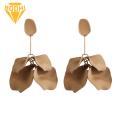 Fashionable Rose Petal Jewelry Exquisite Rose Flower Petal Drop Earrings Stylish Dangle Studs for Women Perfect Jewelry Gift Bohemian Petal Design Earrings. 