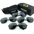 POLICE Aviation Sunglasses Retro Men Polarized Design Eyewear Male Driving UV400 Anti-glare Glasses. 