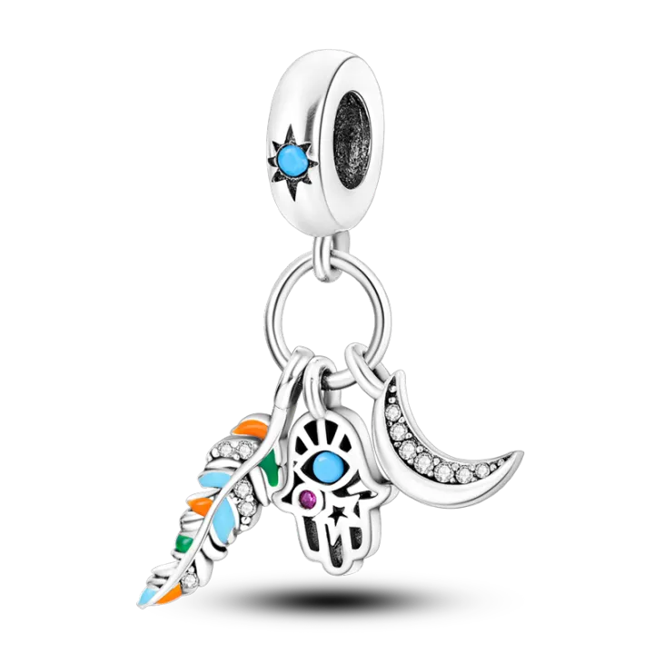 Lucky%20Blue%20Devil%20Eyes%20Pendant%20Fit%20Original%20Pandora%20Bracelet%20Necklace%20Silver%20Plated%20Palm%20Egypt%20Charms%20Bead%20DIY%20Jewelry%20-%20Image%203