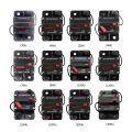 30A 40A 50A 60A 70A 80A 100A 120A 150A 200A 250A 300A AMP Circuit Breaker Fuse Reset 12-42V DC Car Boat Auto Waterproof Protect - 80A. 