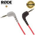 RODE 3.5mm TRS to TRRS Patch Cable Microphone Cable 3.5mm Male to Male Right Angle Patch Adapter Cable Wireless Lavalier Mic Cord for Rode SC7. 