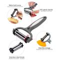 Multifunctional 360 Degree Rotary Kitchen Tool Vegetable Fruit Potato Carrot Peeler Grater Turnip Cutter Slicer Melon Gadget. 