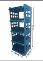 5 Layer Plastic Storage Rack, Book Shelf, Storage Rack for Home, Plastic Racks for Storage. 