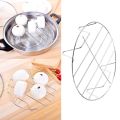 High Quality Stainless Steel Steamer Steaming Rack Pot Pan Hot Cooling Stand Pad High Leg Anti Scalding Food Vegetable Steam Shelf Kitchen Tools. 