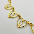 Gold plated neklas flower petal Theme necklace For Women very beautiful neckles design for gift your lover. 