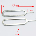 Sim Rejecter 05 pieces  Sim Remover Metal Universal Sim Card Tray Pin Ejecting Removal Needle Opener Ejector For Mobile phone. 