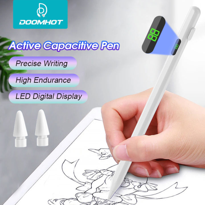 Doomhot   Universal Capacitance Pen Stylus Pen Active Pencil Active  Digital Display Capacitance Pen