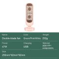 New retro double-leaf tower fan office desktop fan vertical portable rechargeable usb small fanUSB Fan. 