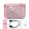 Reusable Hot Water Bottle EU Plug Rechargeable Warm Hand Pocket Cute Electric Hot Water Bag Soft Winter Hand Warmer. 