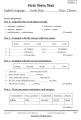 English Grade 9 Model Term Test Paper Book. 