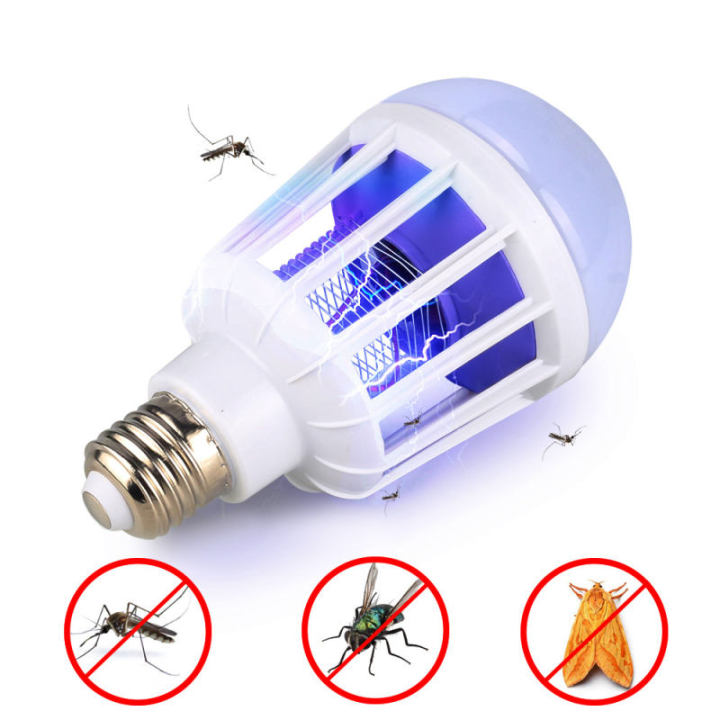 Anti Mosquito Bulb LED (B22) Mosquito Killer Lighting Mosquito Control Lamp Electric Insect Killer Indoor, Outdoor (Fly Swatter)