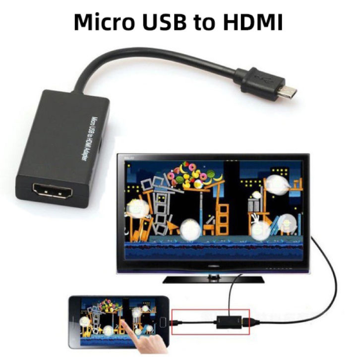 Micro%20USB%20to%20HDMI%20Adapter%20Cable%20-%20High%20Clarity%20Converter%20for%20Phone%20to%20HDTV/Monitor%20Display%20-%20Image%202