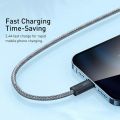Baseus USB Cable For iPhone 13 12 11 Pro Max XR XS 8 7 6s 5 Plus Fast Charging Wire For iPhone Charger Charging Cable Cord. 