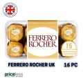 Ferrero Rocher UK Chocolate Gift Box 16 Pieces 200g. 
