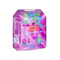 16 Pcs Pretty Baby Disposable Baby Diapers (9-13 kg) - Large. 
