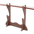 KOKKO Flute Stand Desktop Flute Display Stand Wooden Dual-Layer Wind Instrument Stand Flute Organization Storage Display Holder. 