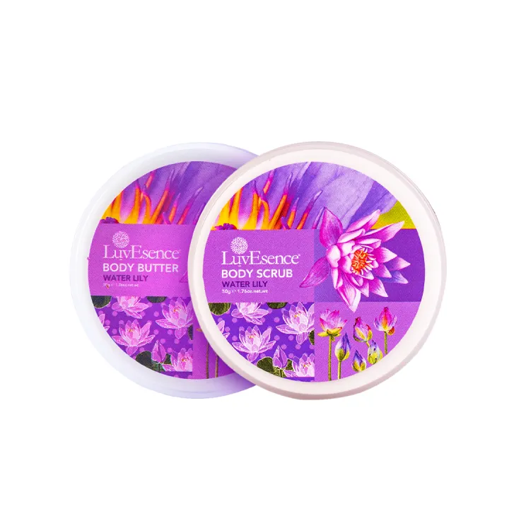 LuvEsence Water Lily - Mini Body Polishing Duo