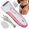 Geemy GM-3073 Electric Lady Shaver, Wet and Dry Rechargeable Shaver Bikini Trimmer Body Hair Removal for Legs and Underarms Painless, 3 in 1 Blade Easy and Quick Women Shavers. 