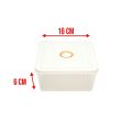 Transparent Plastic Food Container (BOX) High Quality Durable Microwavable Attractive Corrugated Shape Visual Kitchen Grain Spicy Curry Lunch Box. 