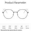 New Fashion Transparent Anti Blue Light Blocking Photochromic Eyewear Sunglass Uv400 Protection Glasses Flat Mirror Eyeglasses. 