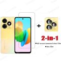 2 in 1 Tecno Spark 20C Tempered Glass Film for Tecno Spark 20 10C 10 Pro 5G 8C 8P 7 Pro 7T 6 GO 2024 2023 Camera Lens Glass Screen Protector.