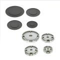 Oven Hob Gas Cooker Burner Crown Kit & Flame Caps (Pack of 8). 