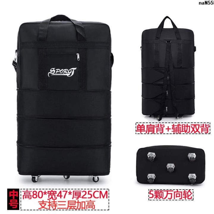 Handbag%20Folding%20Bag%20Folding%20Travel%20Bag%20Waterproof%20Luggage%20Bag%20out%20Buggy%20Bag%20with%20Wheels%20Large%20Capacity%20Female%20Slippers%20Aviation%20*%20-%20Image%202
