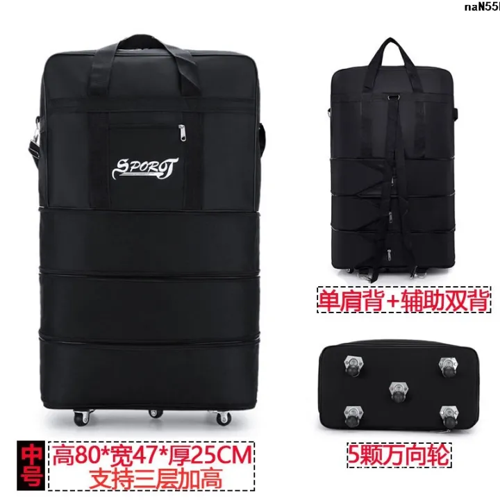 Handbag%20Folding%20Bag%20Folding%20Travel%20Bag%20Waterproof%20Luggage%20Bag%20out%20Buggy%20Bag%20with%20Wheels%20Large%20Capacity%20Female%20Slippers%20Aviation%20*%20-%20Image%202