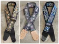 RM Acoustic Electric Bass RETRO Design BRAIDED Cotton Guitar Strap Guitar Belt Akustik Elektrik Bass Gitar Kapok. 