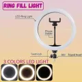 10 inch selfie Ring Light With 7ft Stand Tripod For YouTube, Online Classes, TikTok & Photography. 